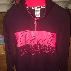 PINK Victoria’s Secret Medium Half Zip sweatshirt